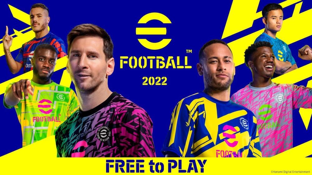 eFootball 2022 起動画面