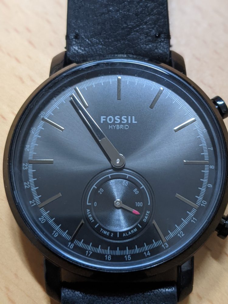 Fossil LUTHER BQT1101の日付表示機能をテスト